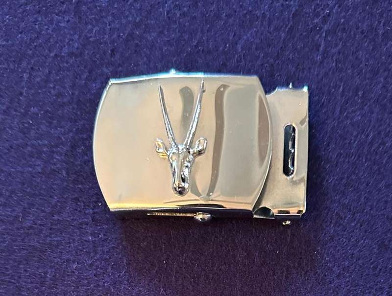 South West Africa Territorial Force (SWATF) Chrome Belt Buckle