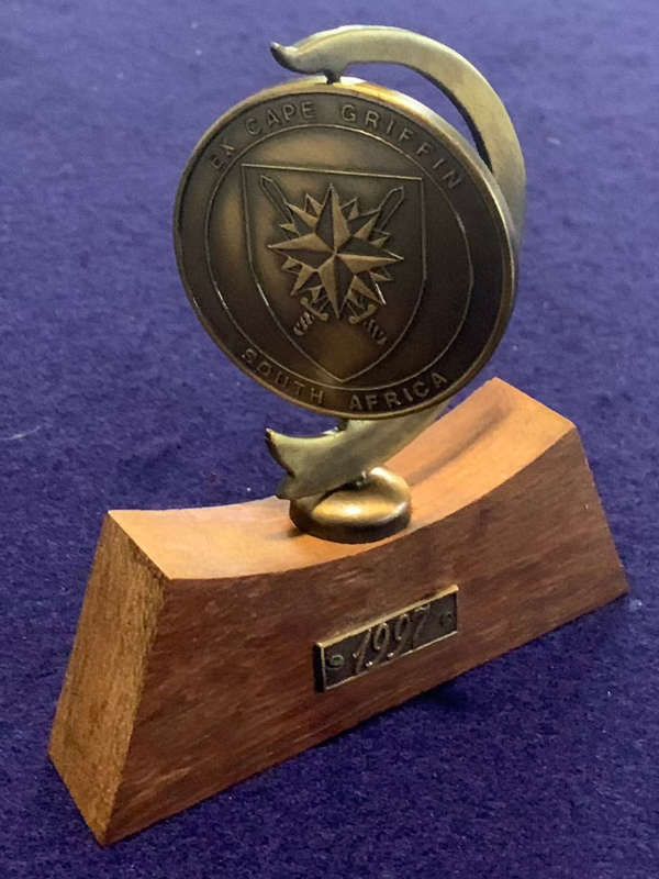 SANDF - Special Forces `Exercise Cape Griffin` Trophy and Certificate