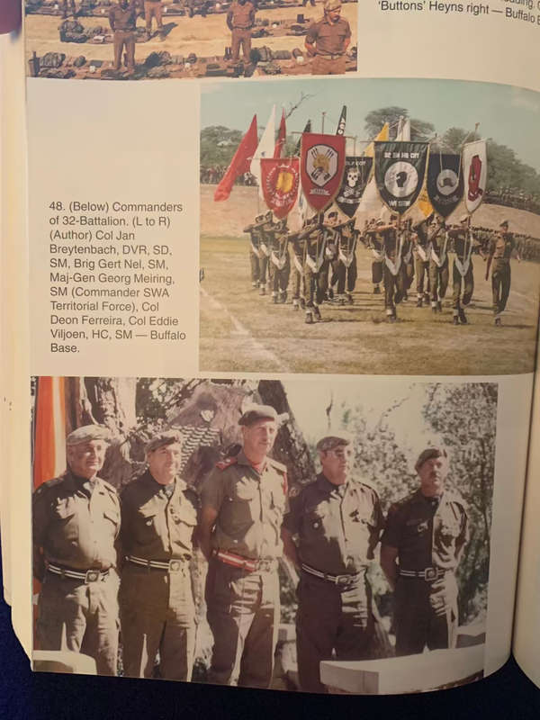 `THE BUFFALO SOLDIERS` by Col Jan Breytenbach - Signed by Various 32Bn Operators