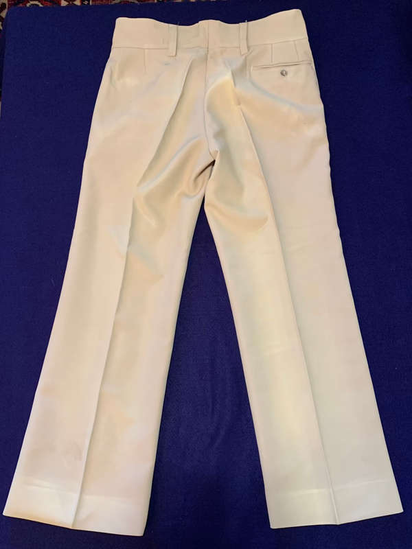 RHODESIAN Long Trousers `Sands` worn by other Units - Period Piece Worn - Label Bronson