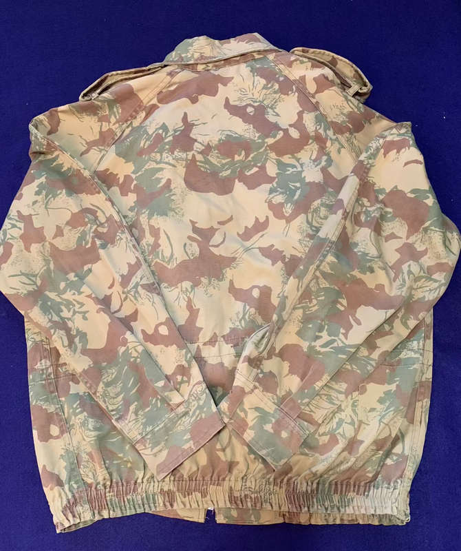 SAP Tailored Camoflage `Bunny Jacket` - With Zipper and Woollen Inner - 1982, Size Medium