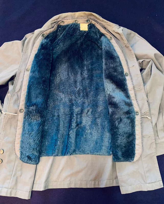 SAP Blue Jacket with Inner - Marburg Manufacturers, Size Large - 1985