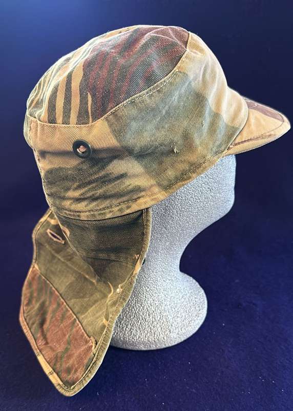Rhodesian Camouflage Hard  Peak Cap - Used Period Piece
