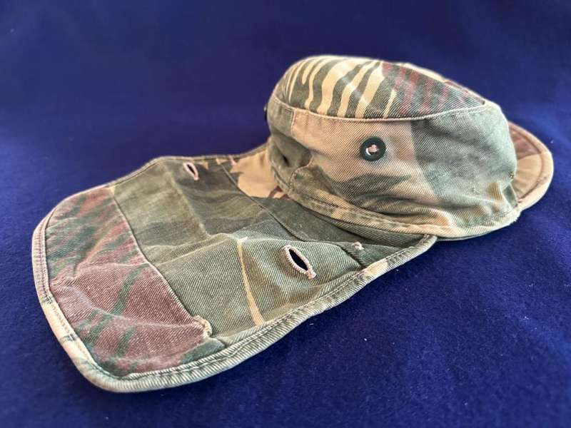 Rhodesian Camouflage Hard  Peak Cap - Used Period Piece