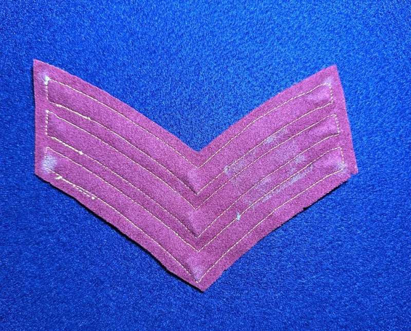 Rhodesian Medical Corps Pre-UDI SGT RANKS BULLION GREENS