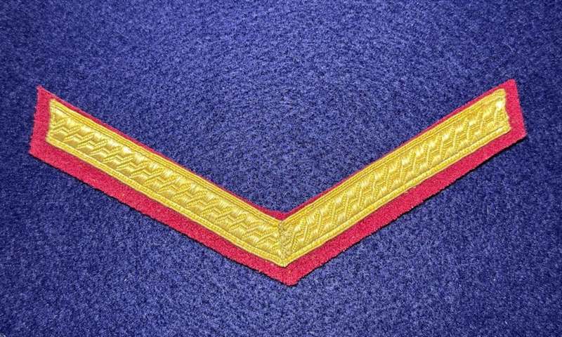 Rhodesian Medical Corps Pre-UDI LCPL RANK BULLION GREENS