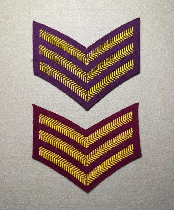 Rhodesia Medical Corps - Set of SGT RANKS SERVICE DRESS (2 Variations), 1970-1980