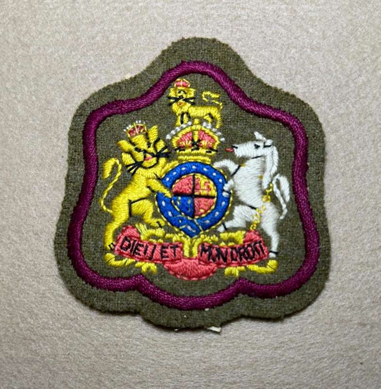 Rhodesian Medical Corps - RSM RANK Badge - KHAKIS