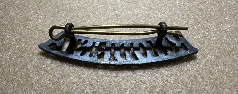 Rhodesian Medical Corps - CURVED RHODESIA METAL SHOULDER TITLE