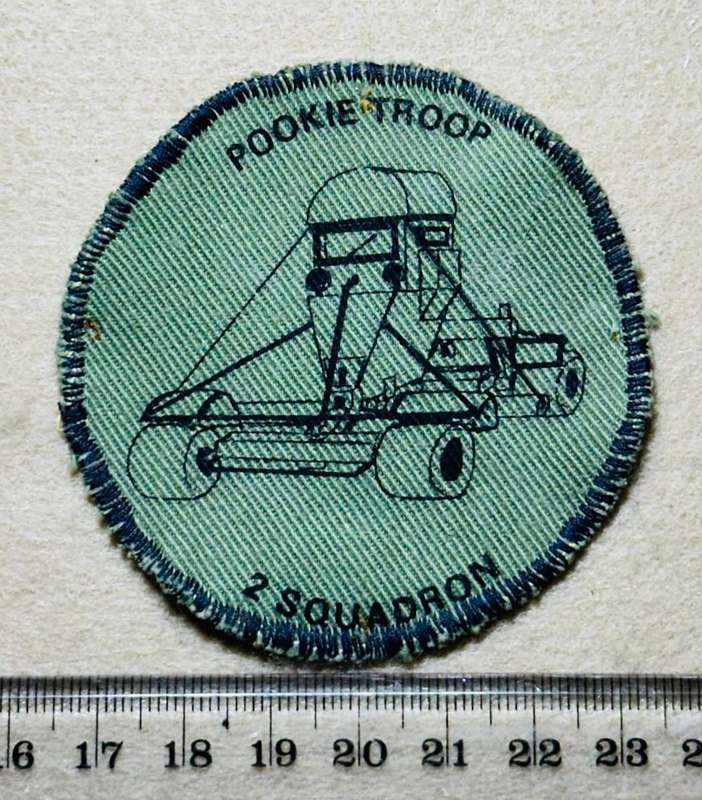 Rhodesian Corps of Engineers - POOKIE TROOP 2 SQUADRON FLASH - Variant 1