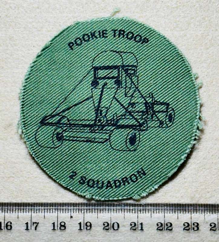Rhodesian Corps of Engineers - POOKIE TROOP 2 SQUADRON FLASH - Variant 2