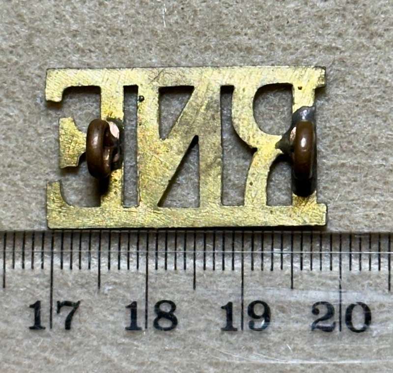 Rhodesian Corps of Engineers - SHOULDER TITLE BRASS RNE