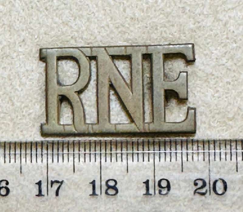Rhodesian Corps of Engineers - SHOULDER TITLE BRASS RNE