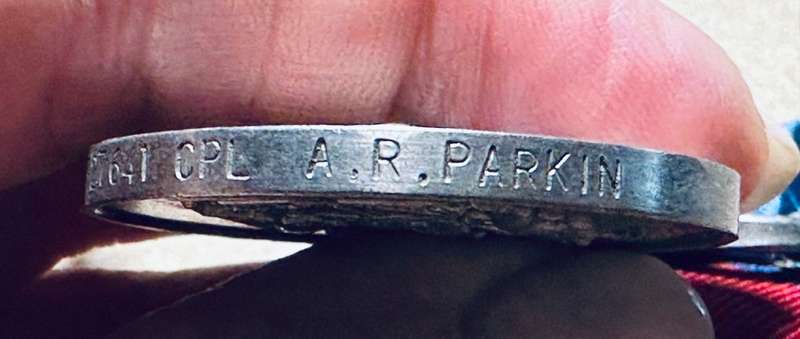 Rhodesian Corps of Engineers - GSM 727641 CPL A.R.PARKIN