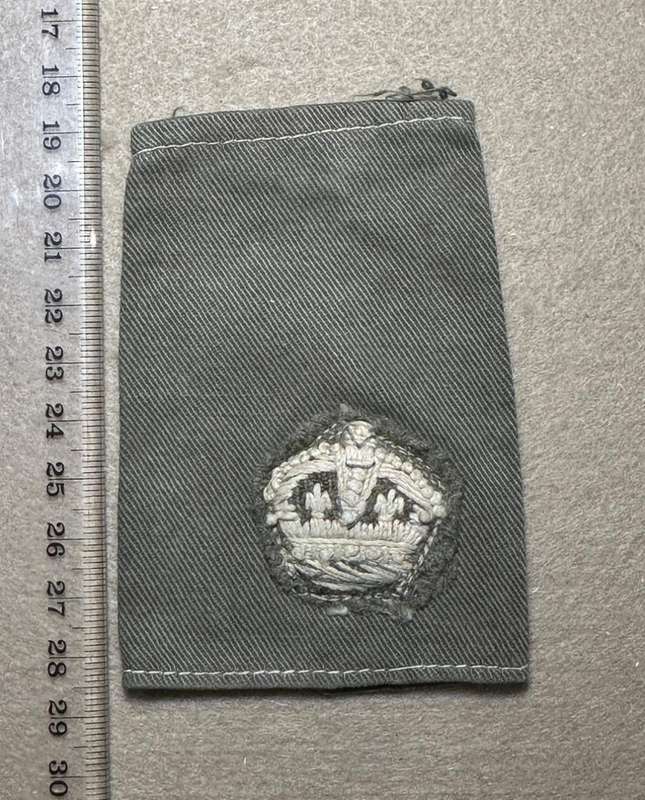 Rhodesian Forces - SINGLE MAJOR RANK BOARDS/SLIP ONS WW2