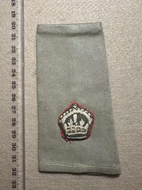 Rhodesian Forces - SINGLE MAJOR RANK BOARDS/SLIP ONS WW2