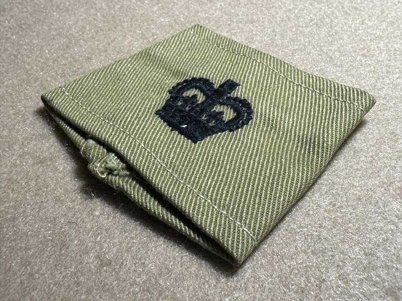 Rhodesian Forces - SINGLE MAJOR RANK BOARDS/SLIP ONS WW2 - CROWN RANK