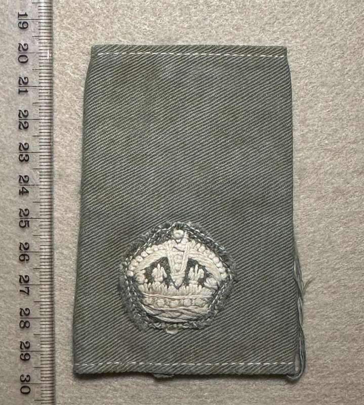 Rhodesian Forces - SINGLE MAJOR RANK BOARDS/SLIP ONS WW2