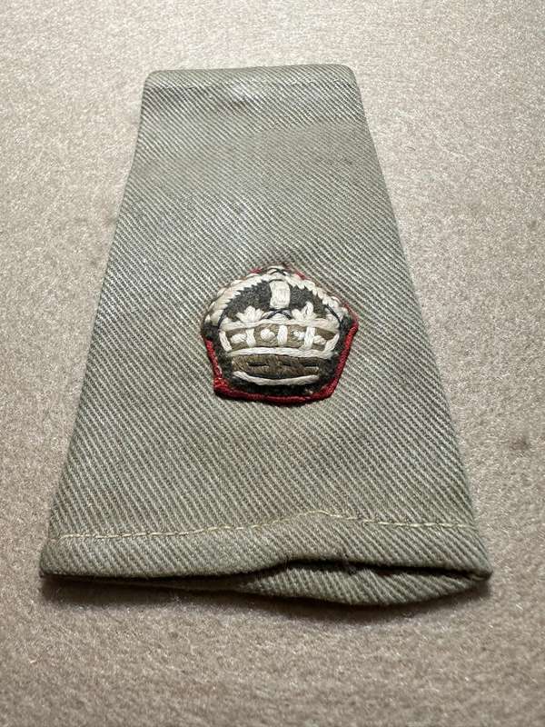 Rhodesian Forces - SINGLE MAJOR RANK BOARDS/SLIP ONS WW2