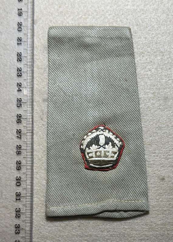 Rhodesian Forces - SINGLE MAJOR RANK BOARDS/SLIP ONS WW2