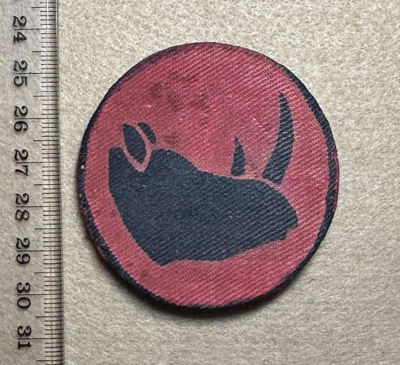 Rhodesian Forces - EAST AFRICA EXPEDITIONARY FORCE FAR EAST WW2 - PADDED with Splitpin Fixing