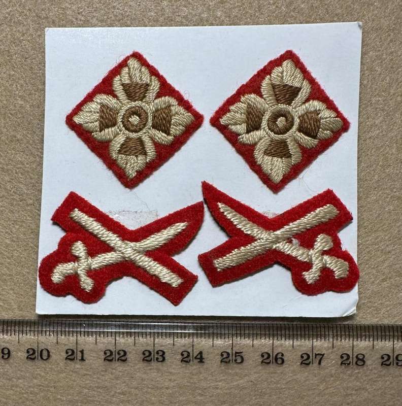 Rhodesian Forces - SET LT GEN RANKS COTTON