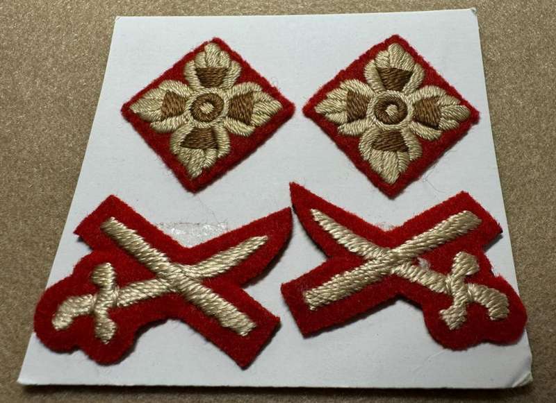 Rhodesian Forces - SET LT GEN RANKS COTTON