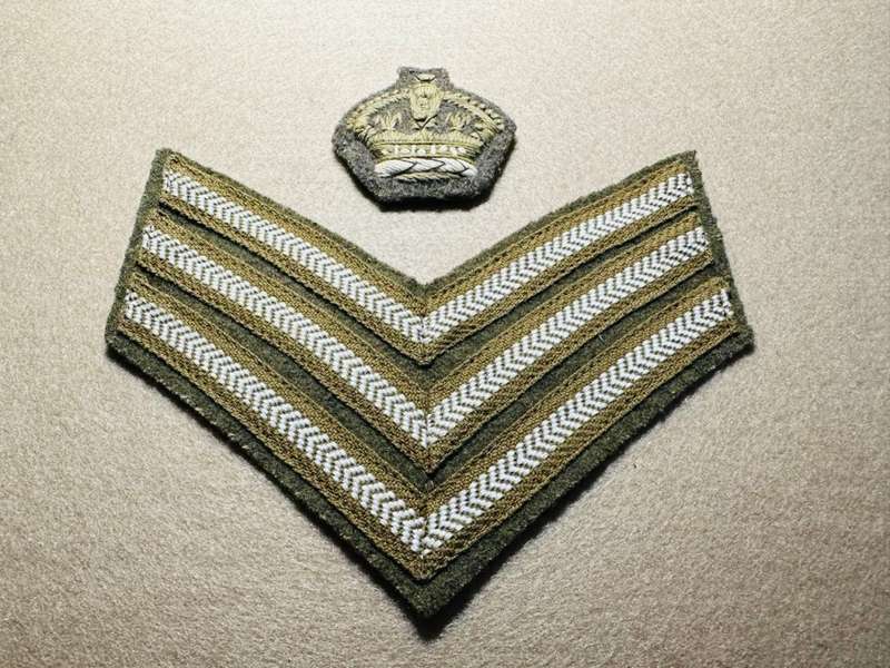 Rhodesian Forces - SOUTH RHODESIA COLOUR SGT CLOTH WW2