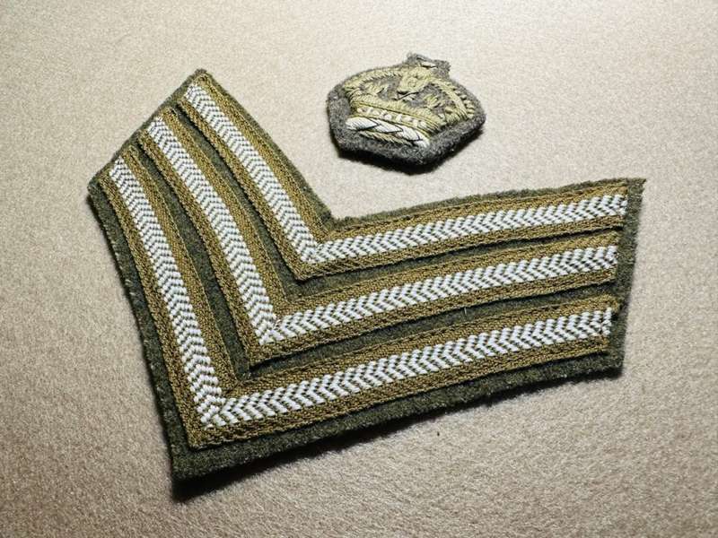 Rhodesian Forces - SOUTH RHODESIA COLOUR SGT CLOTH WW2