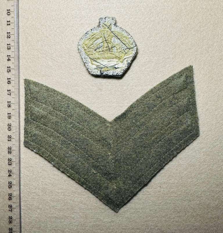 Rhodesian Forces - SOUTH RHODESIA COLOUR SGT CLOTH WW2