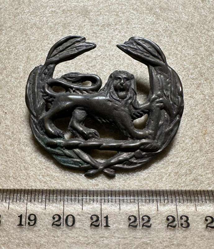 Rhodesian Forces - LION RIGHT FACING RARE SOUTHERN RHODESIA WO CLASS II BRASS
