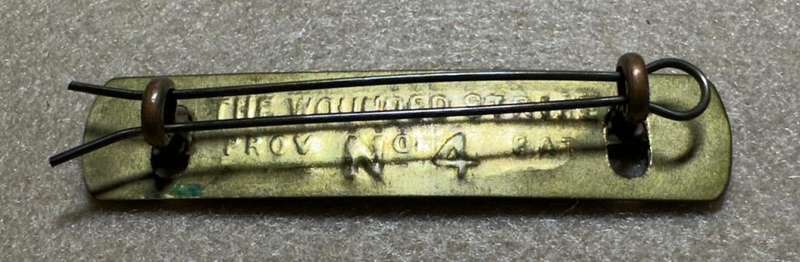 Rhodesian Forces - THE WOUNDED STRIPE NO 4 WW1