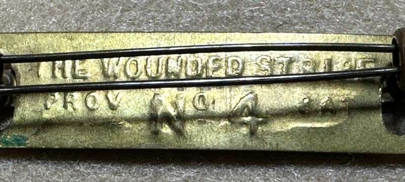 Rhodesian Forces - THE WOUNDED STRIPE NO 4 WW1