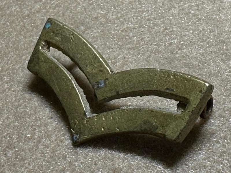 Rhodesian Forces - SANDCAST BRASS WW1 CPL TITLE