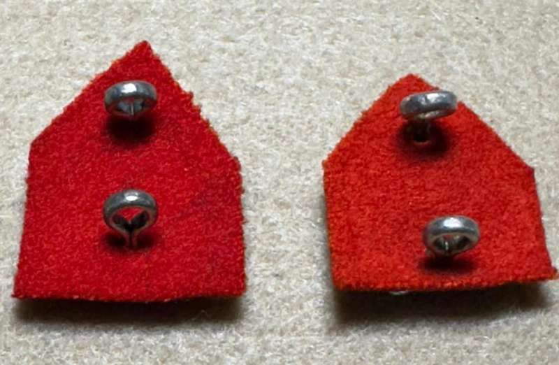 Rhodesia Womans Services - Mess Dress Collars - Pair - QC with backing