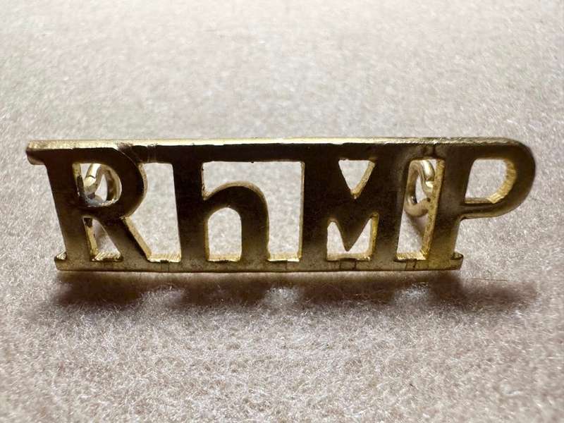 Rhodesian Corps of Military Police Shoulder Title - SET RHMP ANNODISED SHOULDER TITLES