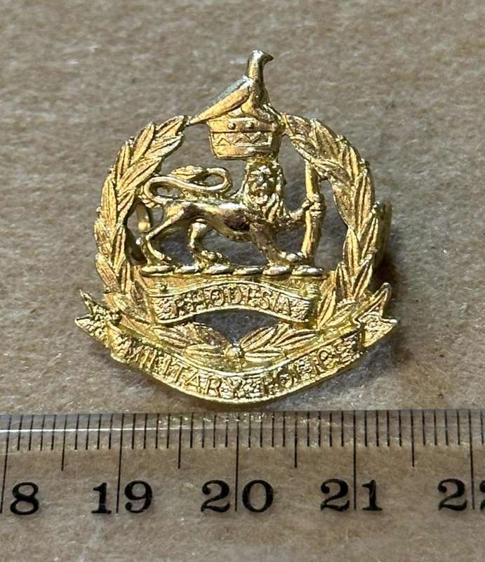 Rhodesian Corps of Military Police - Single Right facing Anodised Collar - 1970 to 1980