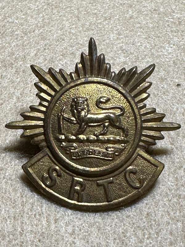 Southern Rhodesia Corps of Motor Transport - Brass Cap Badge - SRTC