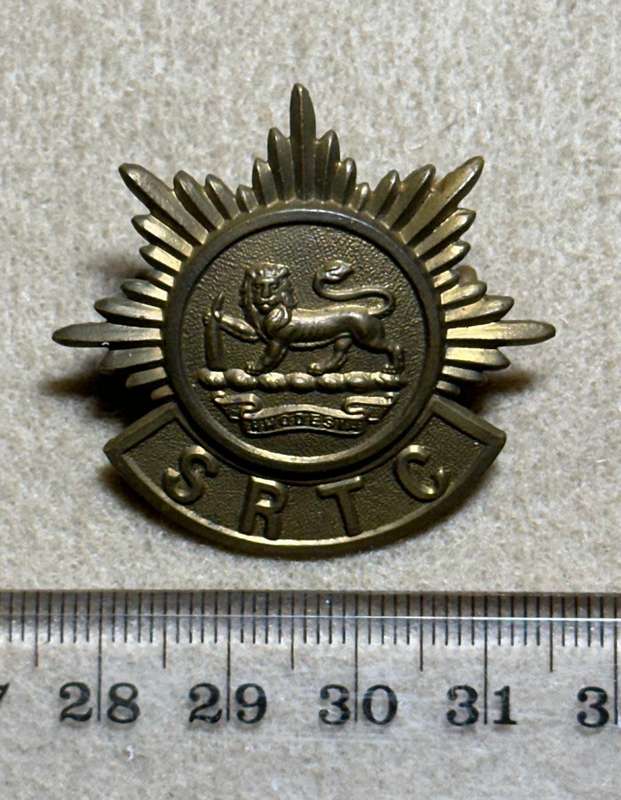 Southern Rhodesia Corps of Motor Transport - Brass Cap Badge - SRTC