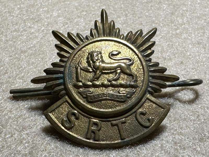 Southern Rhodesia Corps of Motor Transport - Brass Cap Badge - SRTC