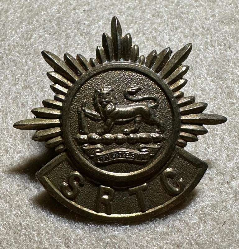 Southern Rhodesia Corps of Motor Transport - Brass Cap Badge - SRTC