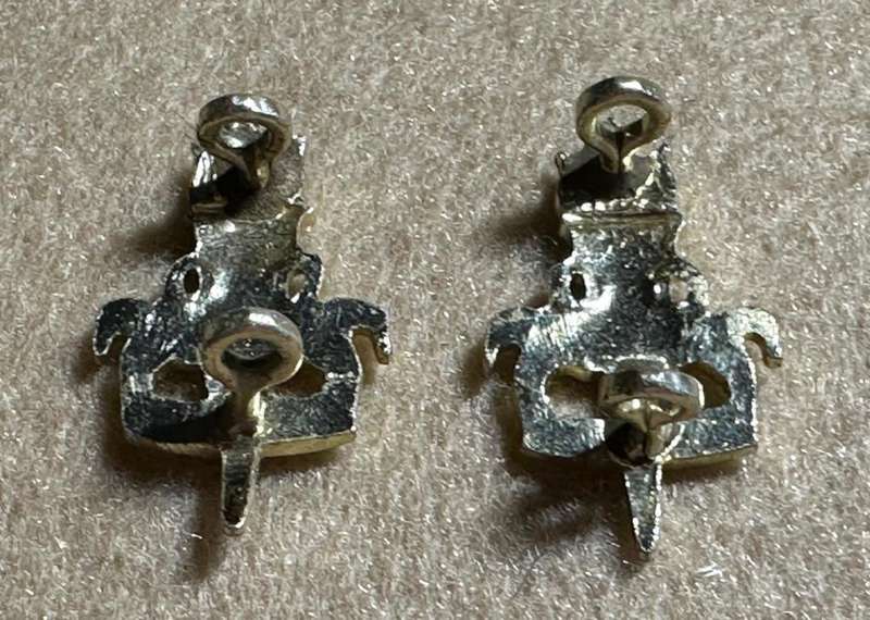 Rhodesian Educational Corps - PAIR ANNODISED COLLARS
