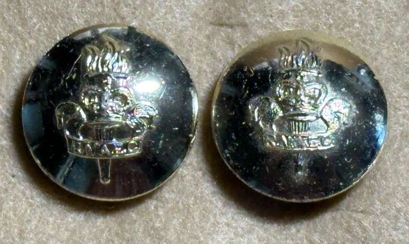 Rhodesian Educational Corps - 2 Large Buttons - by DOWLER of Birmingham