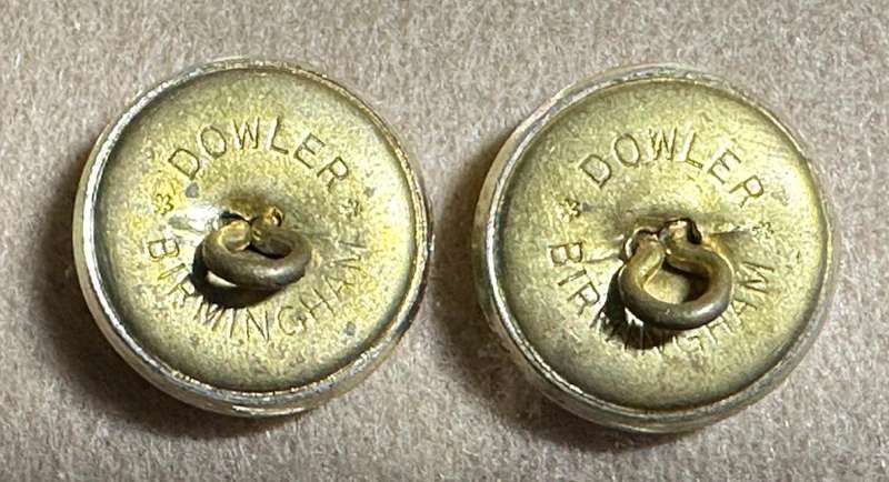 Rhodesian Educational Corps - 2 Large Buttons - by DOWLER of Birmingham