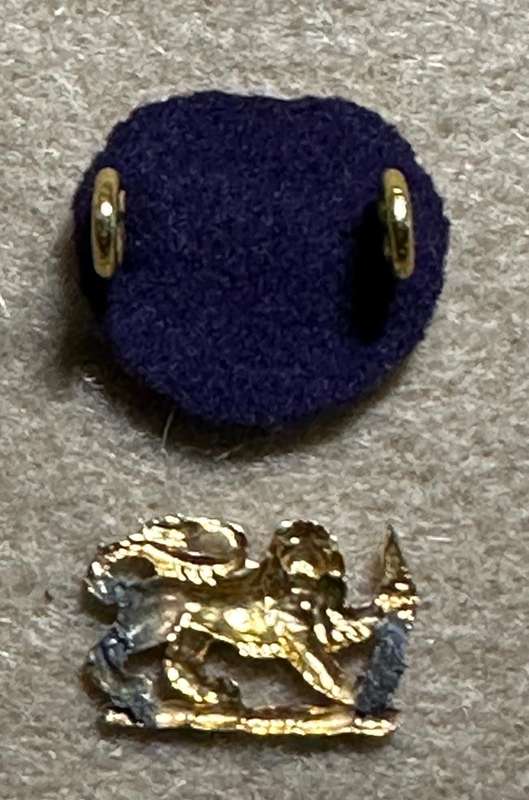 Rhodesian Corps of Chaplains - MAJORS RANK WITH BACKING - Note, seperated badge