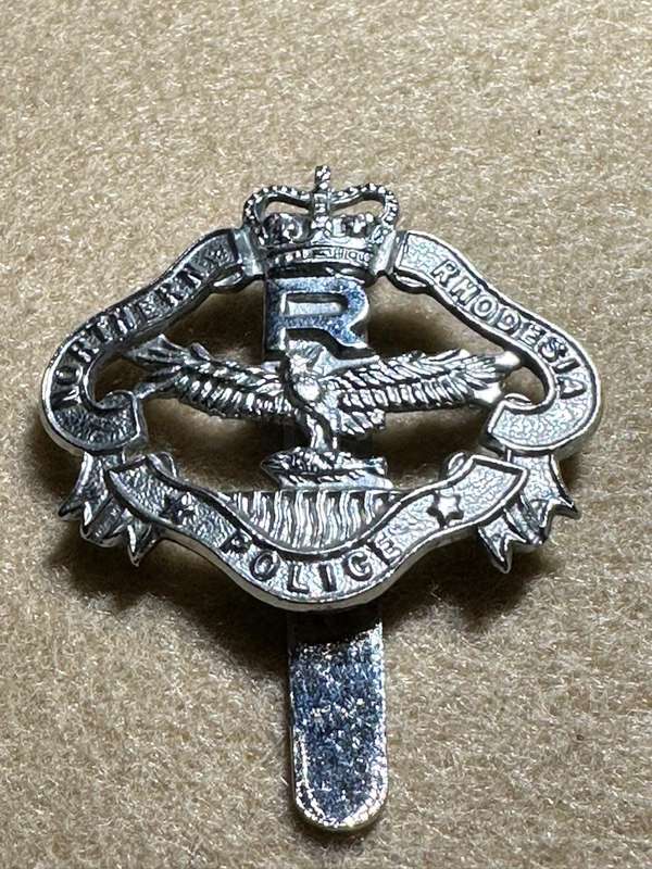 Northern Rhodesia Police - NRP - CAP BADGE QC, from JR GAUNT, LONDON