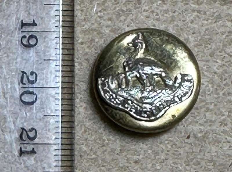 Northern Rhodesia Police - NRP - Single Button, Variation, FIRMIN, LONDON