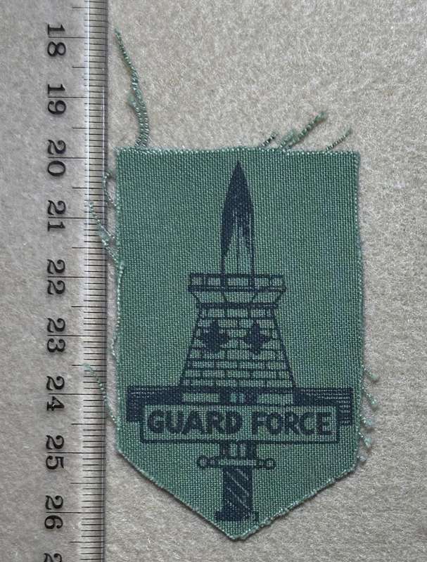 Rhodesian Guard Force - CAP PATCH FOR CAMO HAT