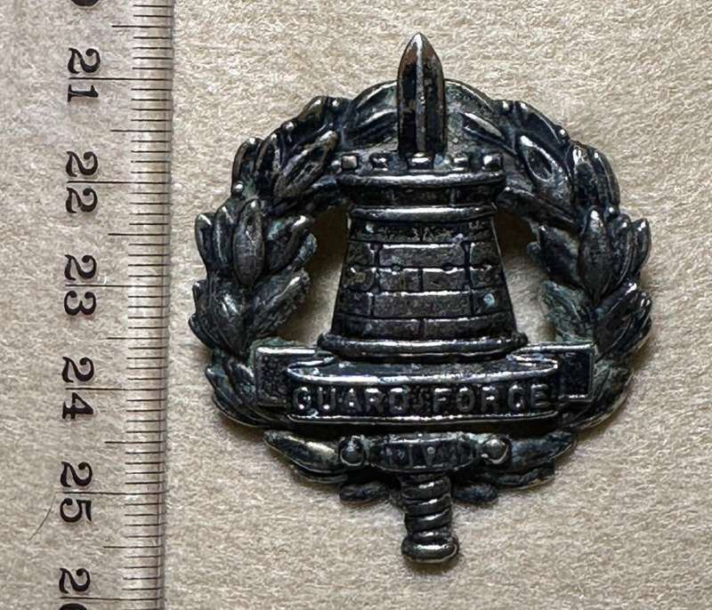 Rhodesian Guard Force - COMMANDER/DEPUTY COMMANDERS OFFICER CAP BADGE