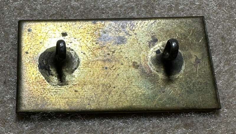 Rhodesian Guard Force - 1 KEEP COMMANDER BRASS PLATE - CHEST TITLE